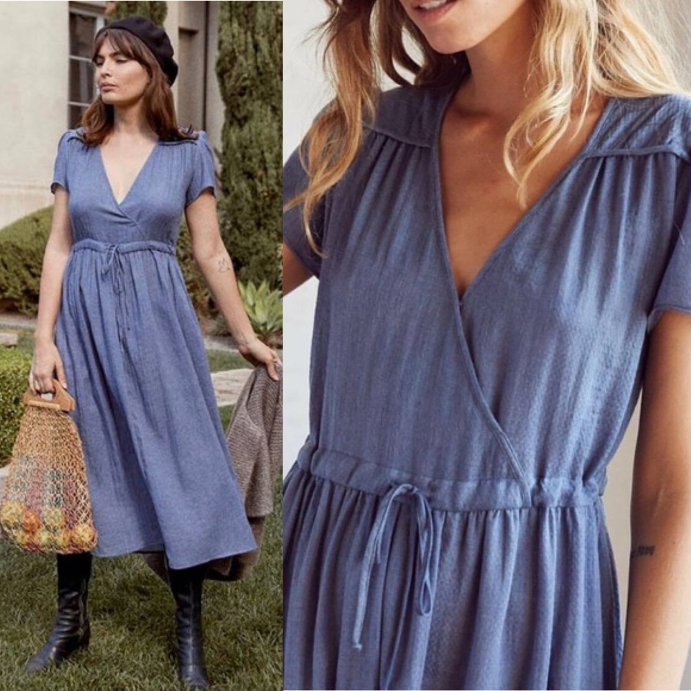 Rare Find • Christy Dawn Washed Blue Dawn Dress
